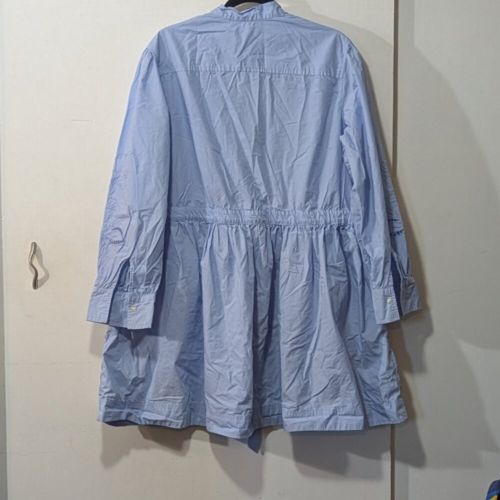 FREE ASSEMBLY baby blue dress with design cutouts on sleeve - Picture 7 of 7